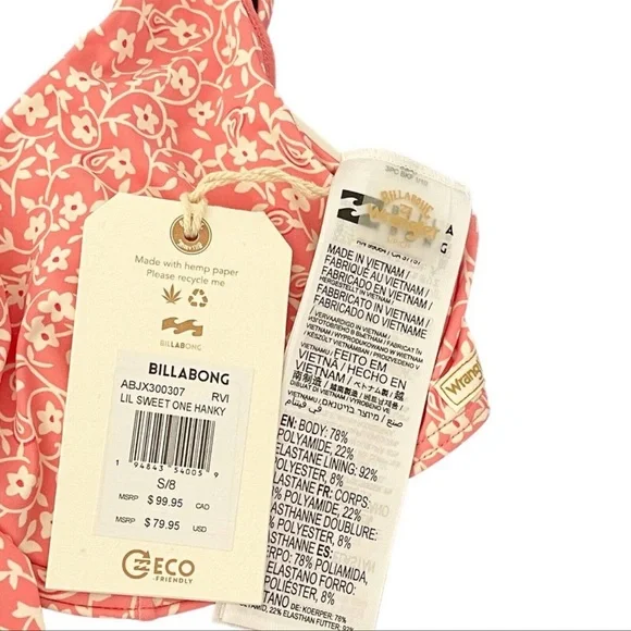 Billabong x Wrangler Women Lil Sweet One Underwire Bikini Top - Picture 10 of 10